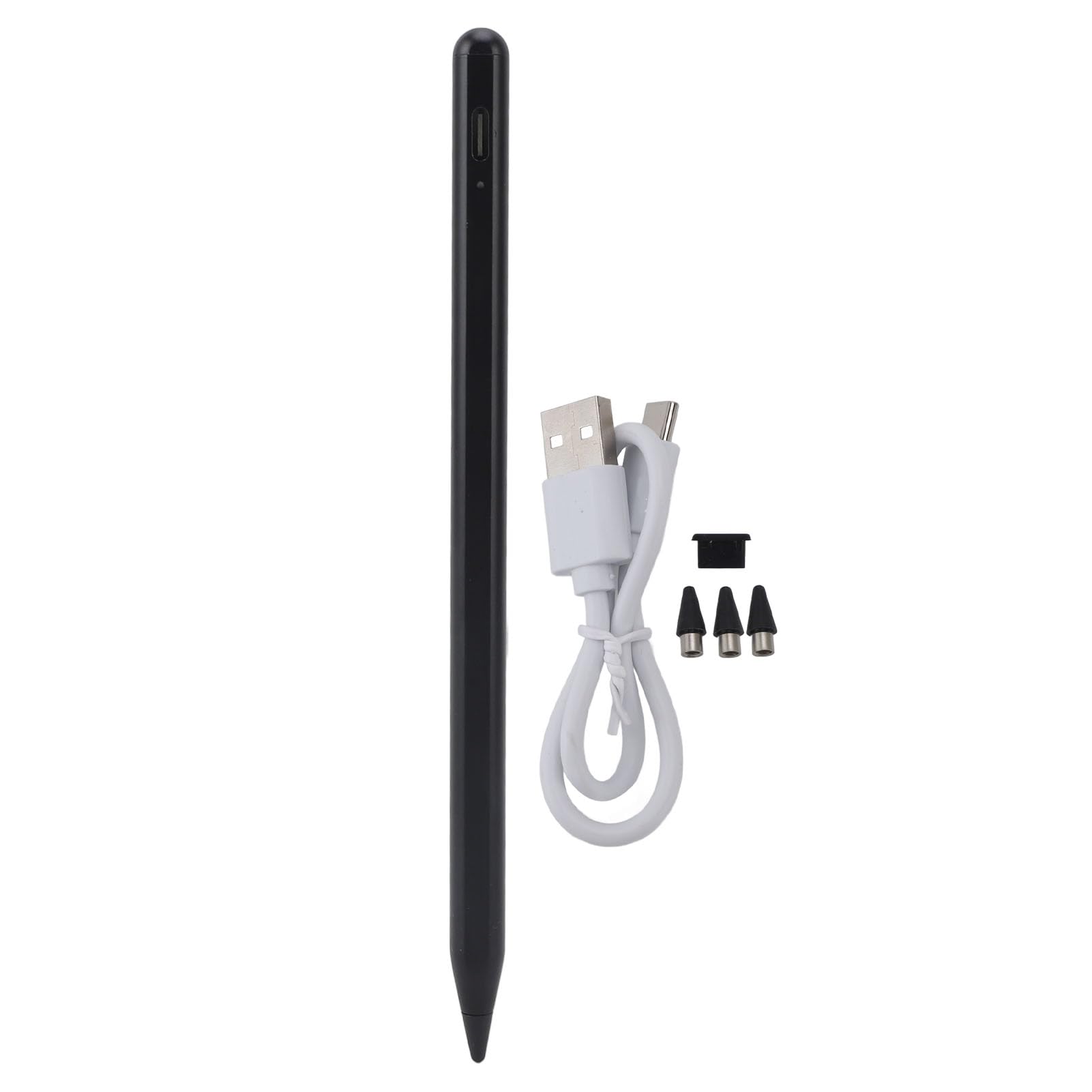 Penna Stilo per Tablet per Touch Screen, Penna Touchscreen Digitale Magnetica Ad Alta sensibilità Penna per Tablet con Punta Precisa Nera per Android per Dispositivi IOS