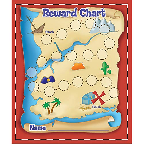 Paper Magic 837016 Eureka Mini Treasure Hunt Mini Reward Charts, Package of 36