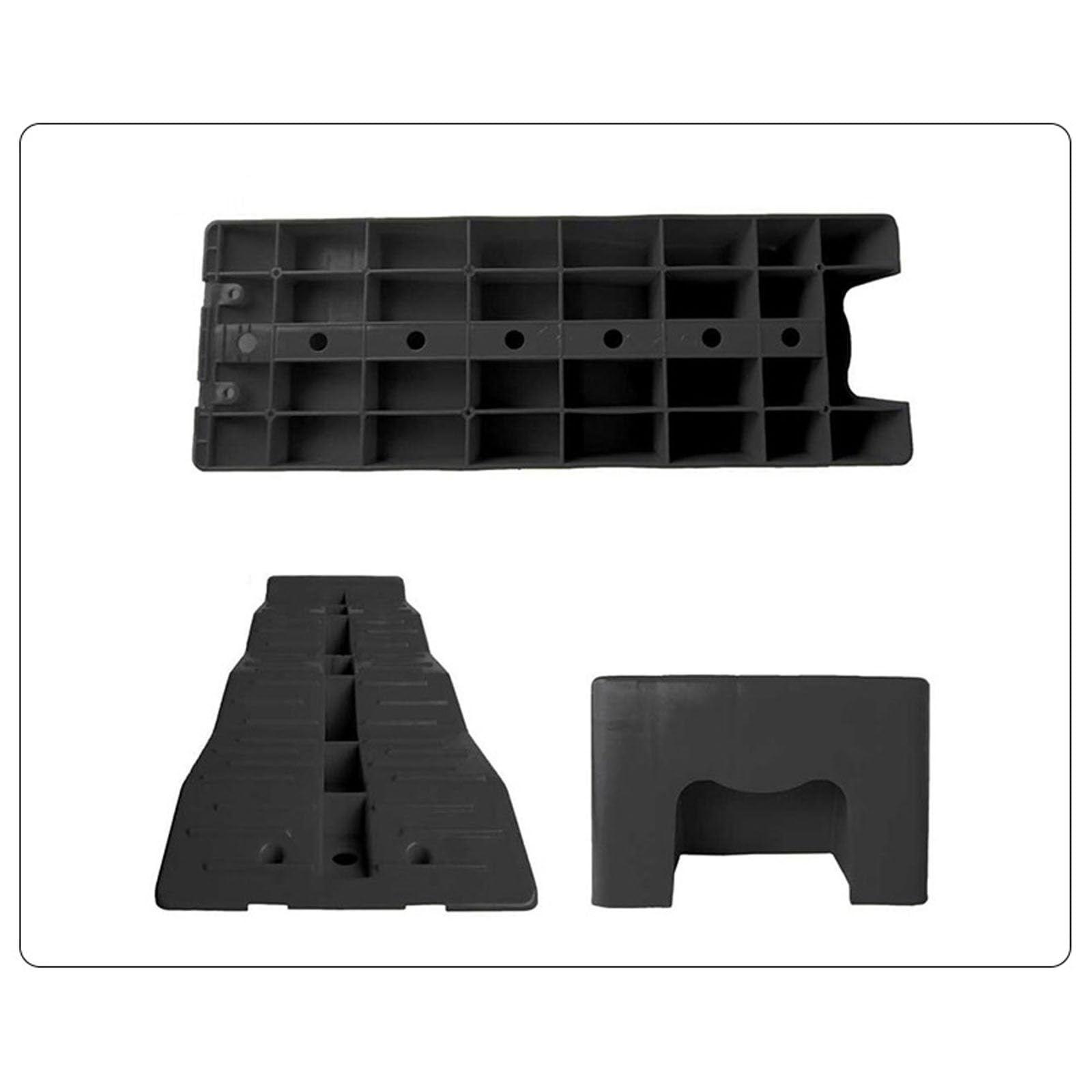 6 almohadillas de nivelación para vehículos Abs para caravanas, remolques y autocaravanas con cuñas ligeras con gran capacidad de carga
