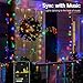 ODEETRONIC Smart Christmas Tree Lights, 98 ft 300 LED Color Changing Christmas Lights, Warm White & Multicolor Mini String Light, Music Xmas Fairy Light for Indoor Outdoor Decor, APP/Voice Control
