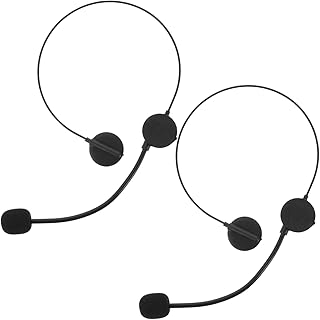 Hohopeti 2Pcs Fake Headphone Props Plastic Singer Headset Star Singer Cosplay Costume for Child