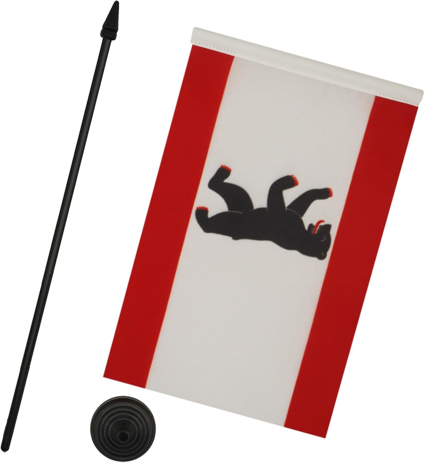 AZ FLAG Berlin Table Flag 6x8 in 100D Polyester Plastic Base image 3