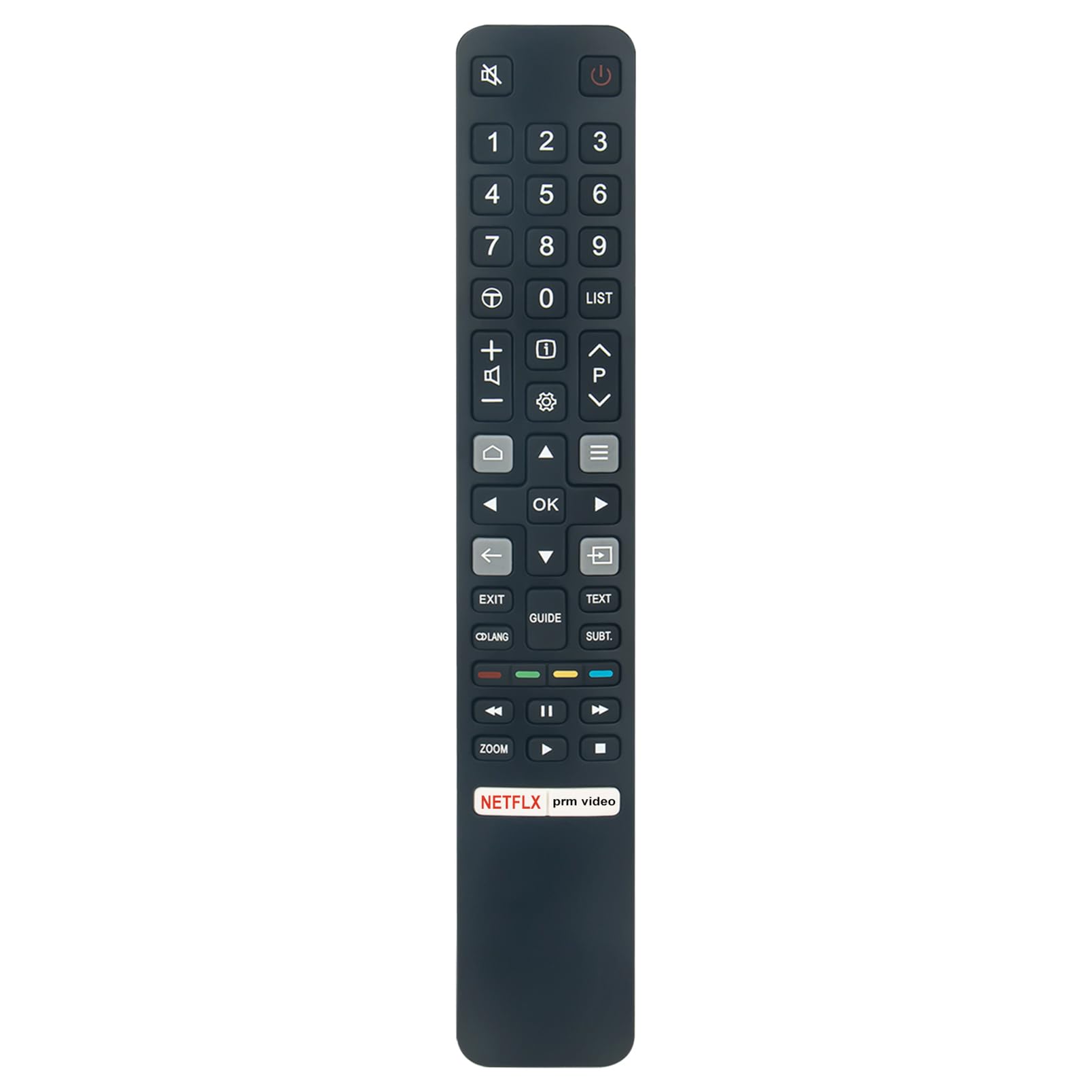 AULCMEET ARC802N Telecomando Sostitutivo Per TV TCL 4K UHD QLED – Modelli 43EP660, 50DP660, 55EP640 E Compatibili - 5