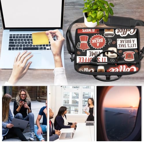 Maletín Laptop Diseño Vintage para Mujeres y Hombres 14-15 Pulgadas miniatura 5