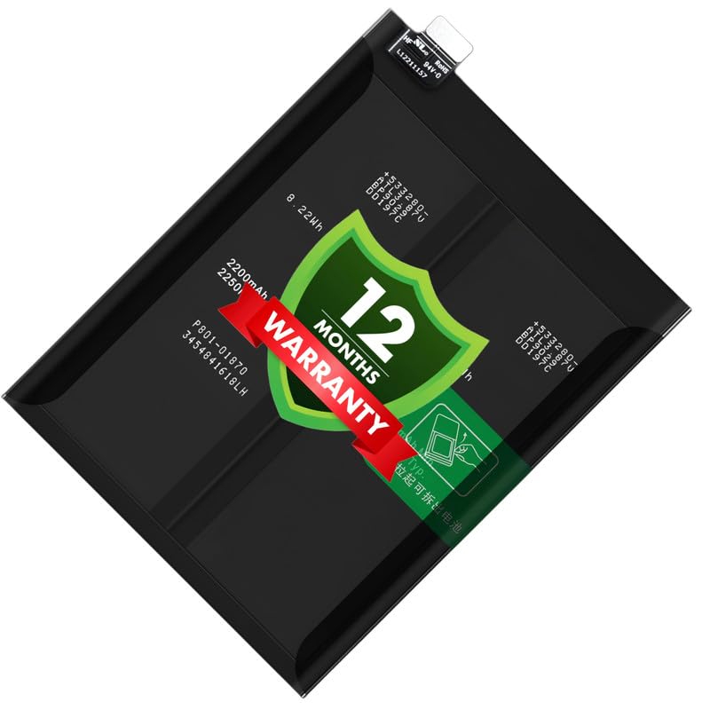 Image of Original BLP801 Battery Compatible for OnePlus 9R (LE2100, LE2101) - (4500mAh) - 1 Year Warranty