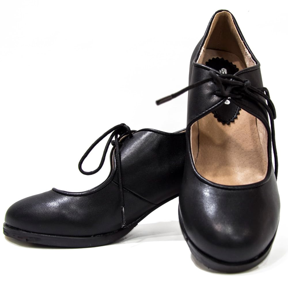 Zapatado de Flamenco de Doble Suela y Cordones