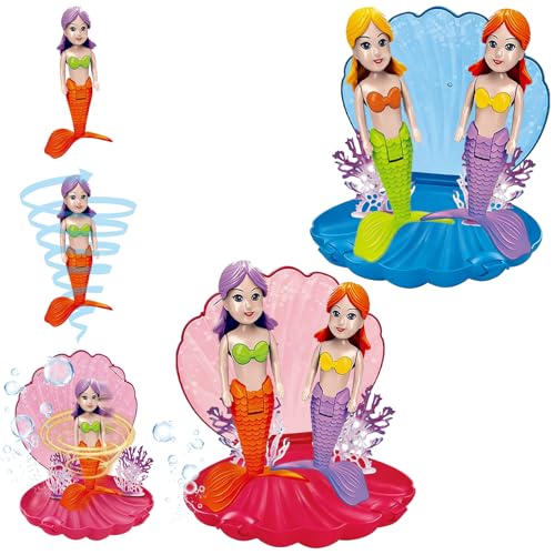 LUKIUP Jeux Piscine, Sirene Jouet, Jouets de Piscine, Jouet de Plongée, pour Baignoire, Piscine, Entraînement de Piscine sous-Marin, Jouets de Natation, Jeu...