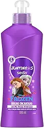 Seda Creme Para Pentear Infantil Frozen Juntinhos Brilho Encantado Frasco 300Ml