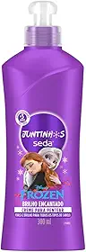 Seda Creme Para Pentear Infantil Frozen Juntinhos Brilho Encantado Frasco 300Ml