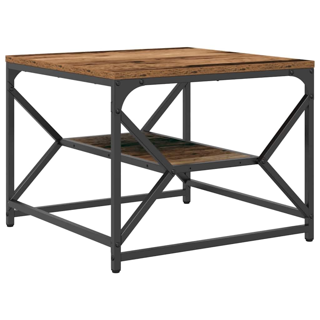 vidaXL Tavolino da Salotto Legno Vecchio 51 x 50 x 40 cm