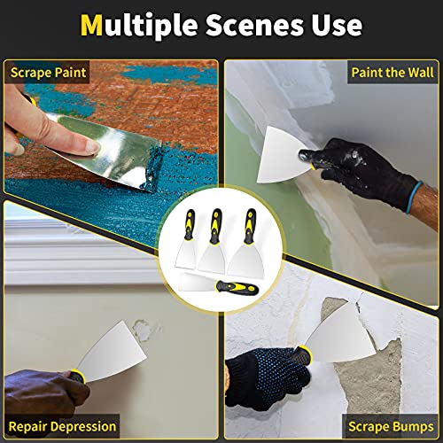 Beyotool BEYOTOOL-PUTTY Knife, 4Pcs Spackle Knife Set thumb #5