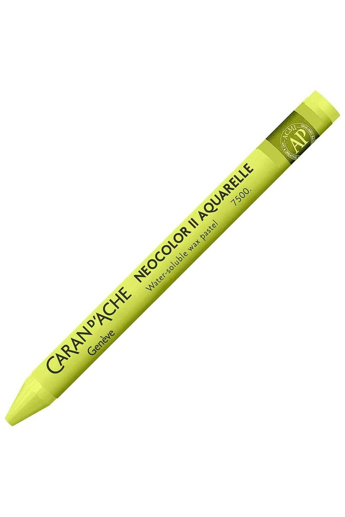 Caran Dache NEOCOLOR II : Artists Watercolour Crayons : LIME GREEN