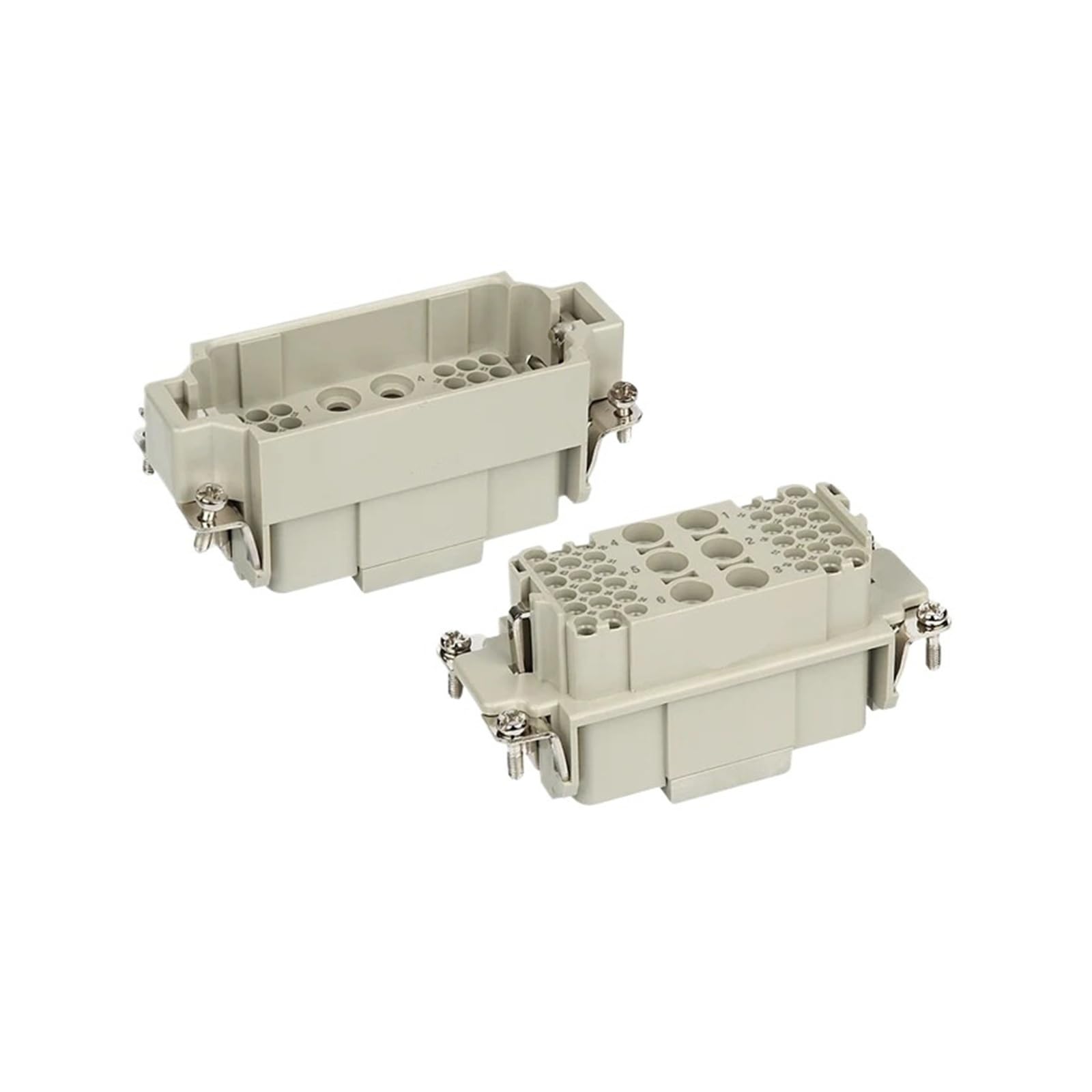 Evita fallos de corriente con el conector resistente rectangular HDC HK-006/36-M/F de 10A