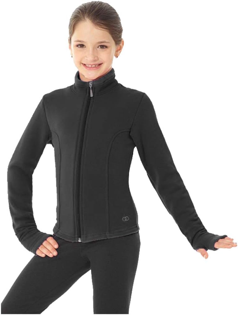 Mondor 24482 Black Polartec Jacket w/Rhinestones Design at Back