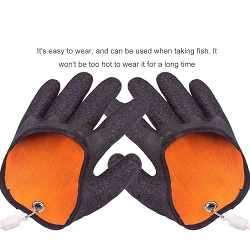 Ldtdo Uv Sun Protection Half Finger Glove Magnetic Anti-Slip Fishing Gloves Protect Hand Puncture Catching Fishing Glove #TOP2