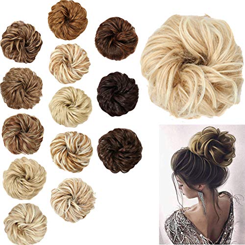 MayShow Messy Bun Hair Piece Extensions Ponytail Hair Scrunchies Hairpieces Synthetic Ponytail for Women (18T613#)