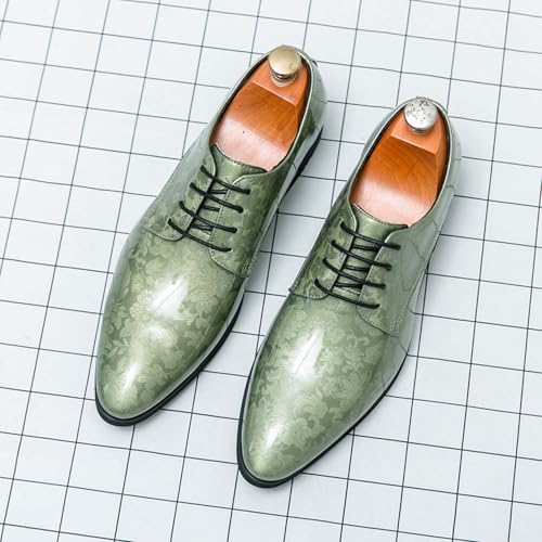 Oxfords Men's Formal Shoes Fashion Patent Leather Shiny Pointed Toe Business Office Uniform Groom Wedding Dress Suit Party Prom Leather Shoes3