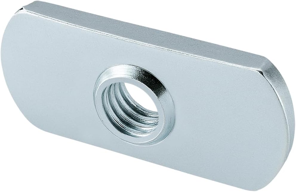 3836, 15 Series M6 x 1.0 Centered Slide in Economy T-Nut Steel (100Pack)