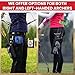 Legend XT420 Arrow Quiver - Quiver Arrow Holder, Archery Quiver with 3 Arrow Tube, Durable Nylon Hip Quivers with Multiple Pockets for Archery Accessories, Score Card & Tools - Right Handed, Black