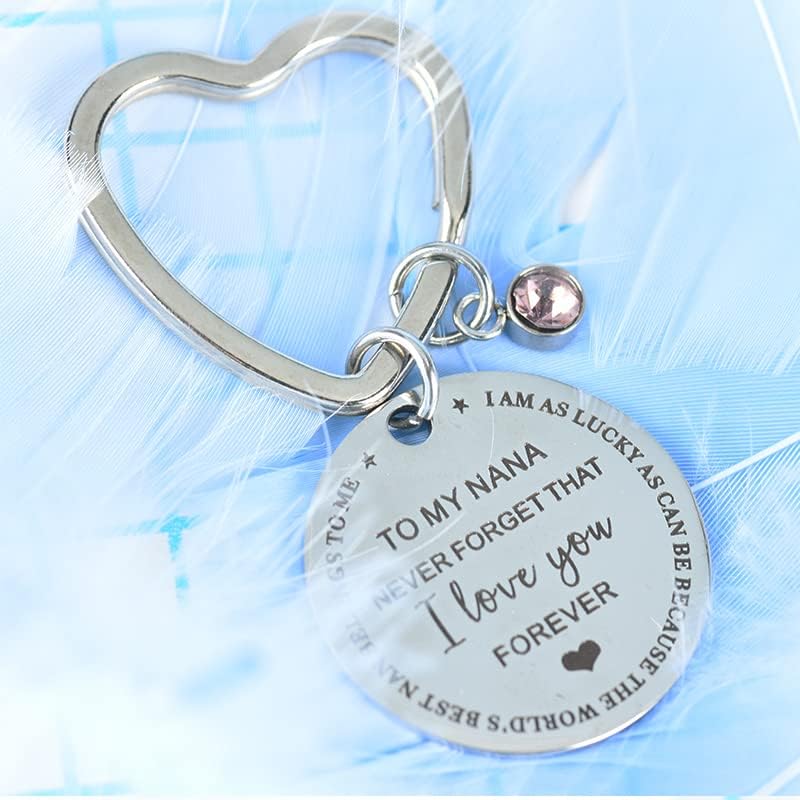 Miniatura 2 de Llavero de regalo para abuelas de nietos a niñeras, regalos de cumpleaños, día de la madre, regalo para abuela, abuela, regalo de Navidad para la