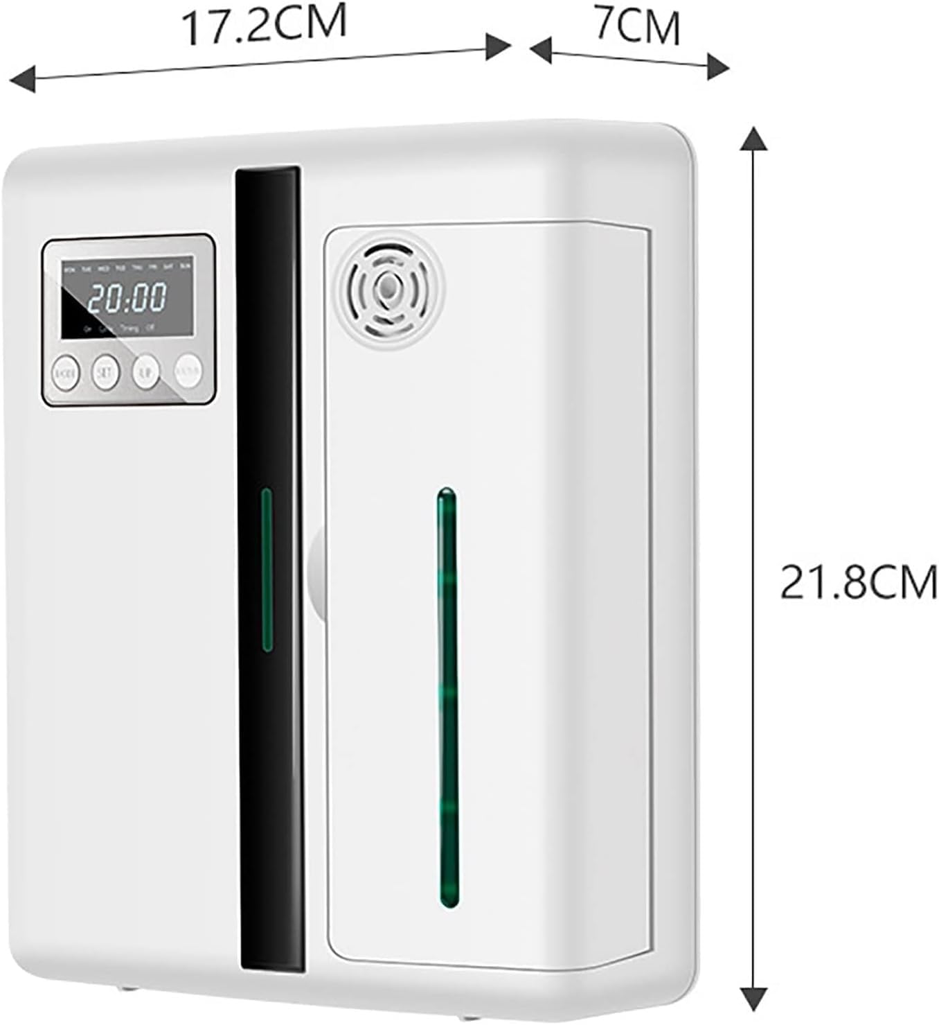 Elektryczny dyfuzor zapachowy, 200 ml, bezwodny dyfuzor olejków eterycznych z wyświetlaczem LCD i timerem, idealny do użytku domowego, biura, KTV, baru, kawiarni i hotelu