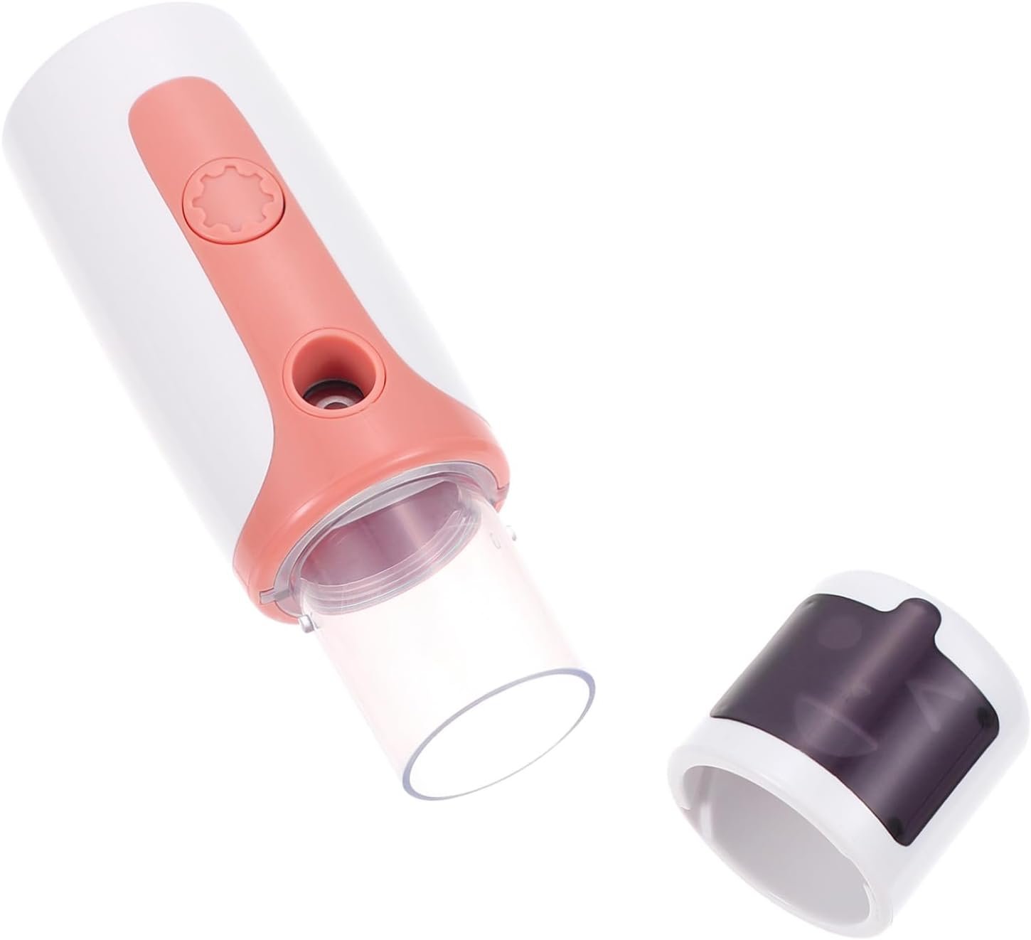 Portable Nano Facial Mister Hydrating Moisturizing Mist Spray, USB Rechargeable Handheld Face Steamer Mini Humidifier for Skin Care and Beauty Treatment, Pink