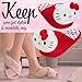 Hello Kitty Sanrio 3D Slippers for Girls Teens Women, Anti-Slip Sole Indoor House Shoes, Kawaii Cozy Gifts for Women Mom (Red, 6/6.5 US)