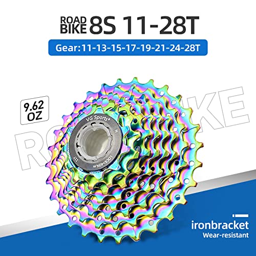Vg Sports 8 Speed Cassette 11-25T/11-28T/11-32T/11-36T/11-40T/11-42T For Road Bike/Mtb Cassette, Bike Cassette Compatible With Shimano/Sram #TOP5