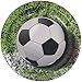 Blue Orchards Soccer Party Supplies (100 pieces for 16 guests) - Decorations, Plates and Napkins, Sports Themed Pack