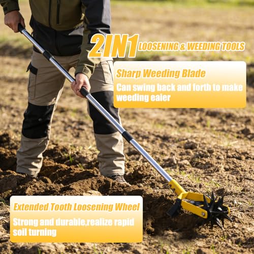 2-in-1 Adjustable Garden Cultivator