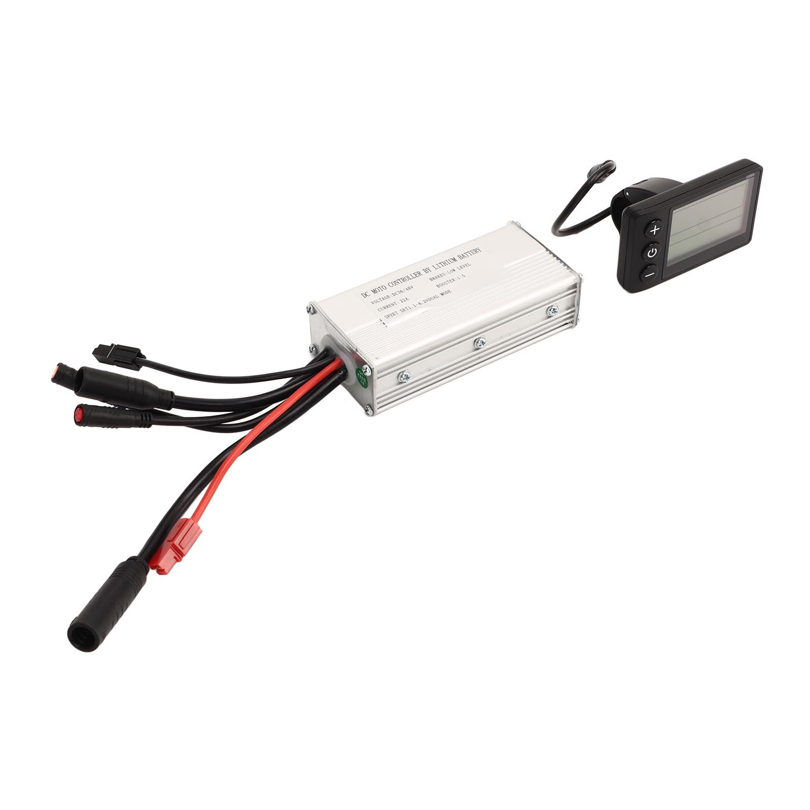 Generic Zestaw Wodoodpornego Wyświetlacza Sterownika Silnika Elektrycznego 22A do Samodzielnego Montażu Rowerów Elektrycznych i Skuterów Metal ABS