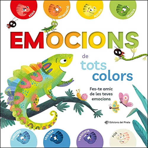 Emocions de tots colors: Llibre de cartoné per a bebès en CATALÀ - Contes per a nens de 2 anys per a aprendre colors i 8 emocions (SIN COLECCION)