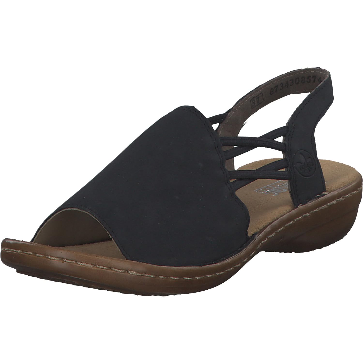 Rieker Damen Riemchensandalen 608D1, Frauen Sandalen,Sommerschuhe