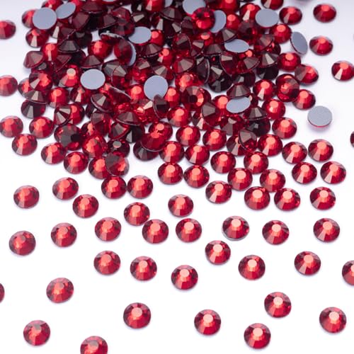 Image of Hotfix Rhinestones Bulk 3000PCS SS10 (2.7-2.9mm), Siam Glass Rhinestones for Clothes, Tumblers, Shoes DIY, Heat Transfer Flatback Gems for Crafts & Decoration