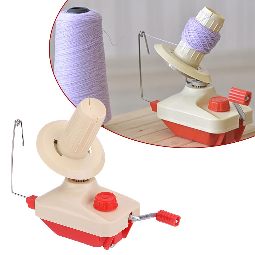 Bobinadora de Hilo - Bobinadora de Lana Manual Corchete de Mesa de Devanadera Bajo Ruido Ligero Fácil De Configurar Uso Accesorios de Costura