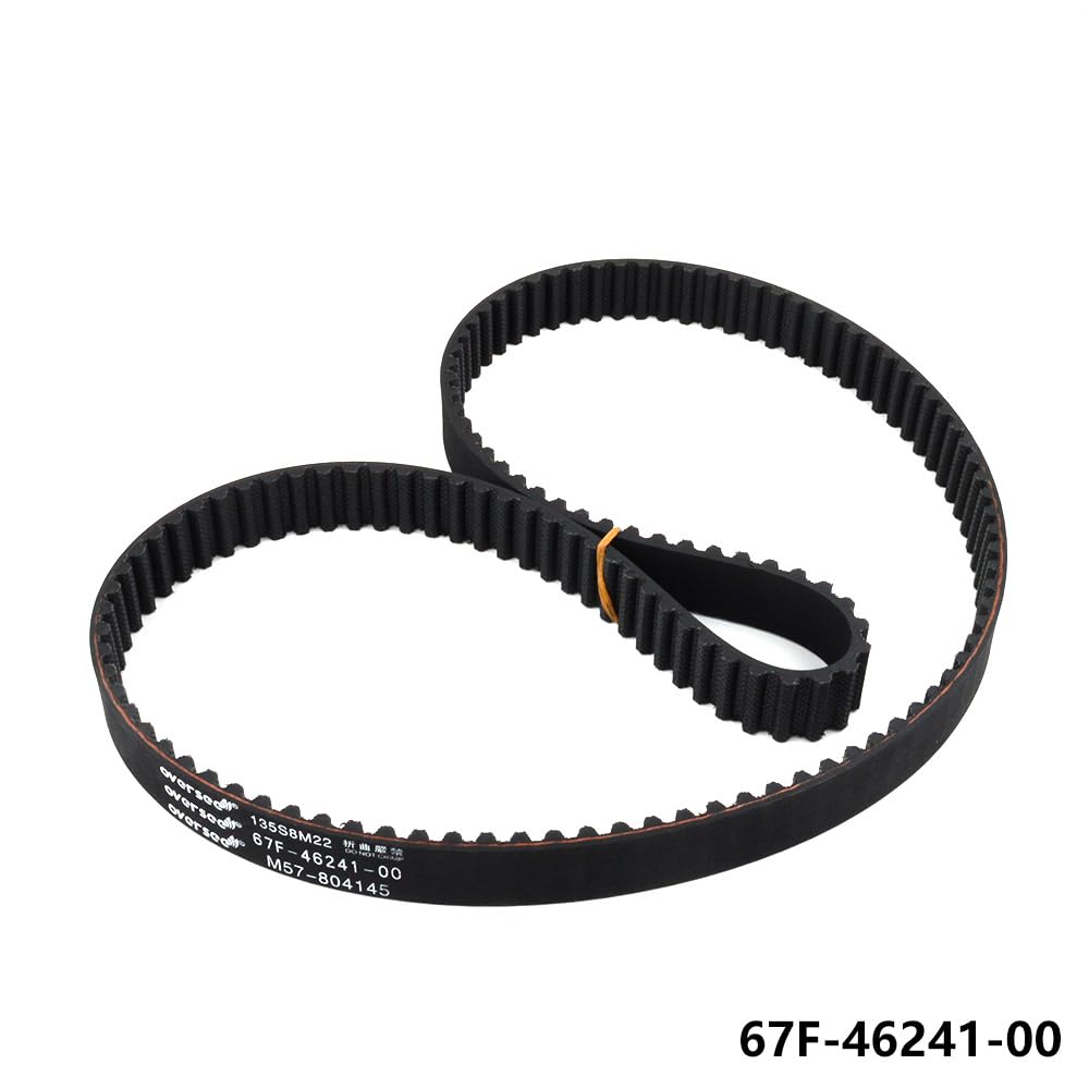 67F-46241 Courroie de Distribution pour Moteur Hors-Bord Yamaha 4T F75 F80 F90 F100 F115 Parsun F90 67F-46241-00