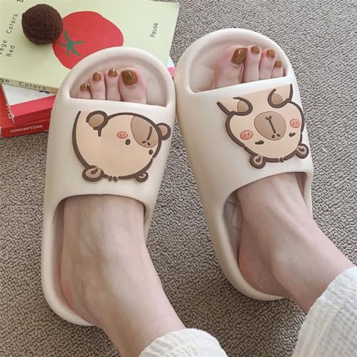 XIXITIAO Men's and Women's Capybara Slides Platform Slide Sandals Cloud Slippers Summer House Shoes Shower Shoes for Indoor Outdoor Plus Size3