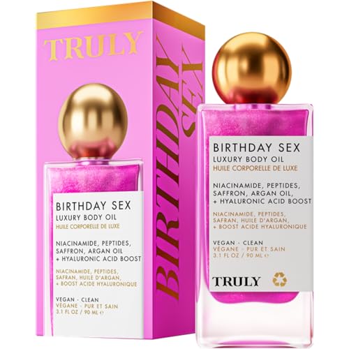 Image of Truly Beauty Luxury Body Oil | Hydrating Shimmer Oil for Glowing Skin