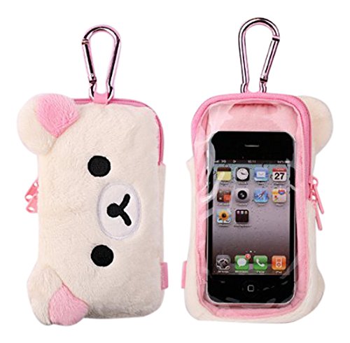 San-X Rilakkuma Plush Doll Smart Pouch (Korilakkuma)