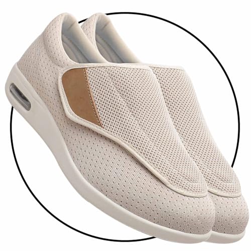 Mens Walking Shoes Slip-on Trainers Loafers with Arch Support Orthopedic Casual Sneakers for Plantar Fasciitis Indoor & Outdoor Walking Slippers Shoes
