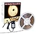 Produktbild LED Streifen Warmweiß SELIAN 2835 10m 600led LED Strip Stripe Kit Nicht-wasserdichter LED Streifen Lichtband mit Netzteil 12V ür Deko Party Küche Weihnachten