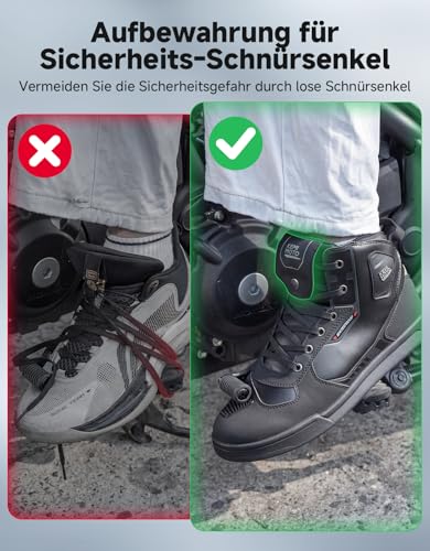 Chaussure moto homme imperméable avec support de cheville