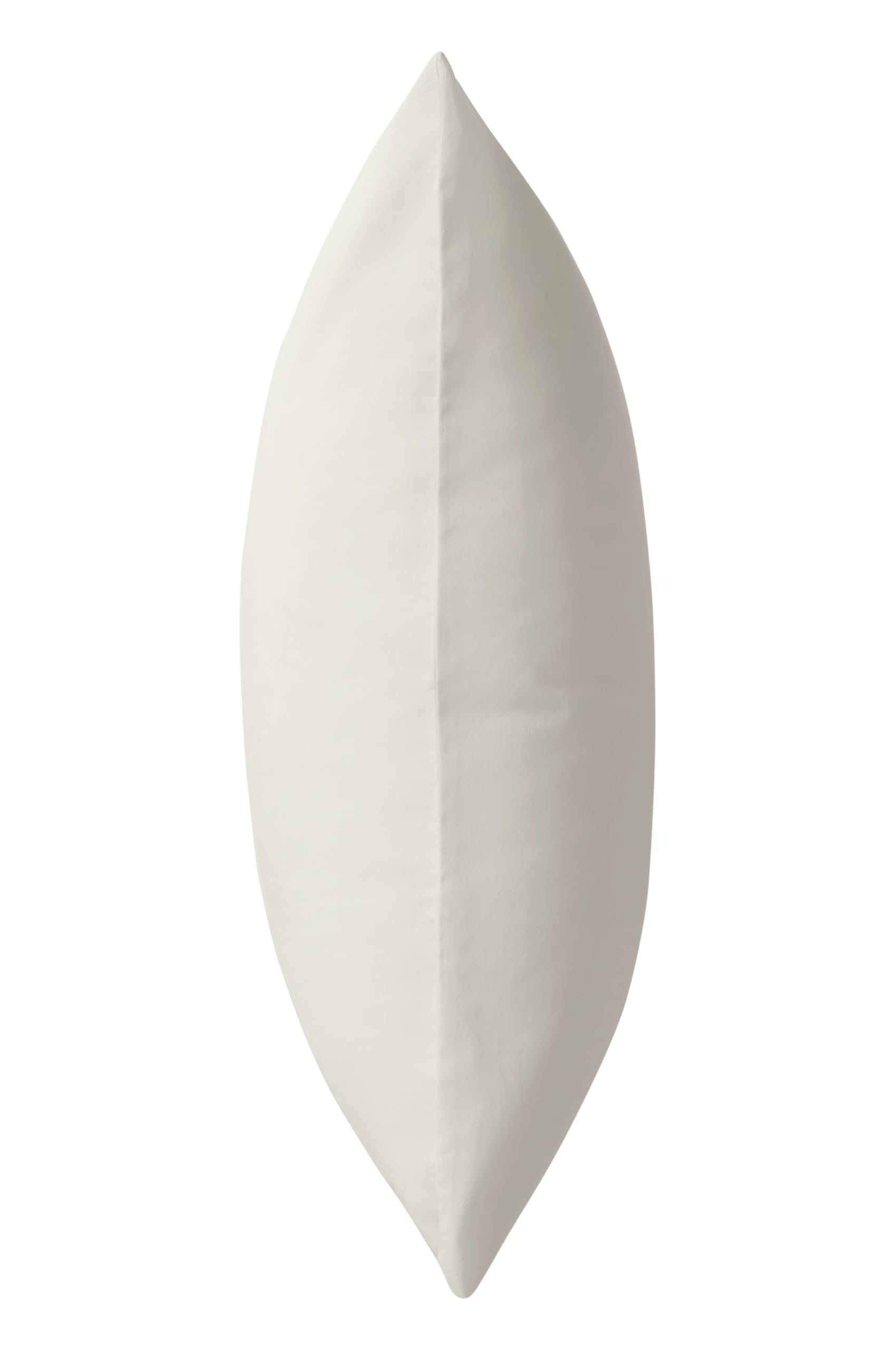 Jotex Zack Satin Pillowcase Exclusive Satin Made of Organic Cotton GOTS Certified Cushion Cover, Beige 80 x 80 cm - Image 3