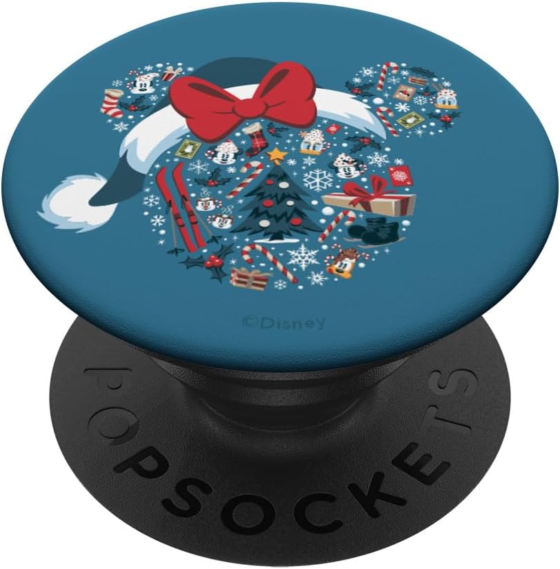 Disney Minnie Mouse Icon Winter Lodge PopSockets PopWallet for MagSafe