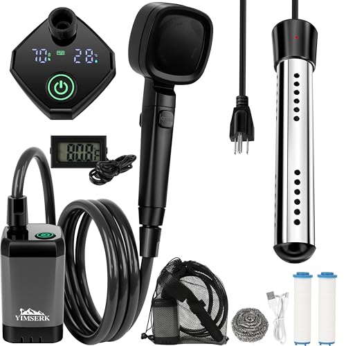 Yimserk Portable Camping Shower With Heater