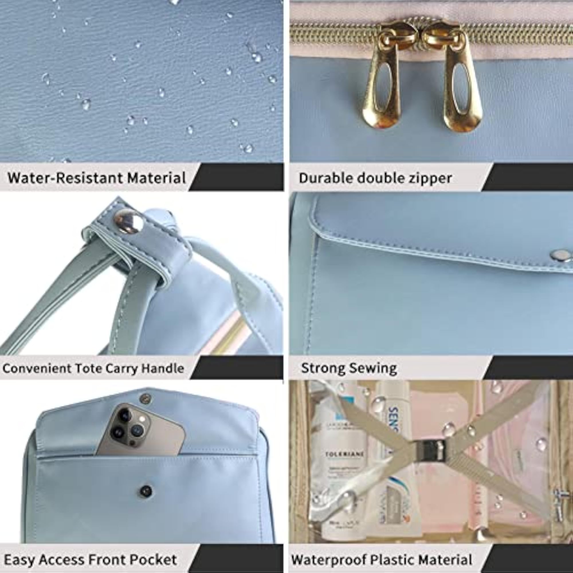 360 Degree Rotating Makeup Cosmetic Bag