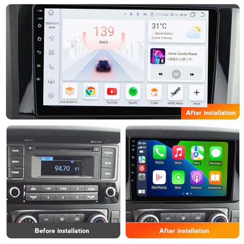 Radio 2 Din Android 13 para Hyundai H350 Solati 2014-2021 2