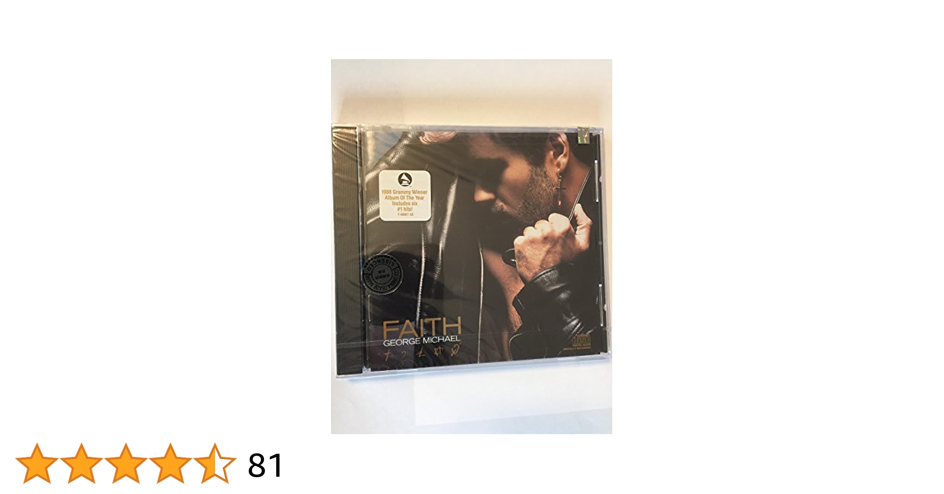 George Michael　ジョージマイケル　 FAITH Amazon.co.jp: FAITH: ミュージック