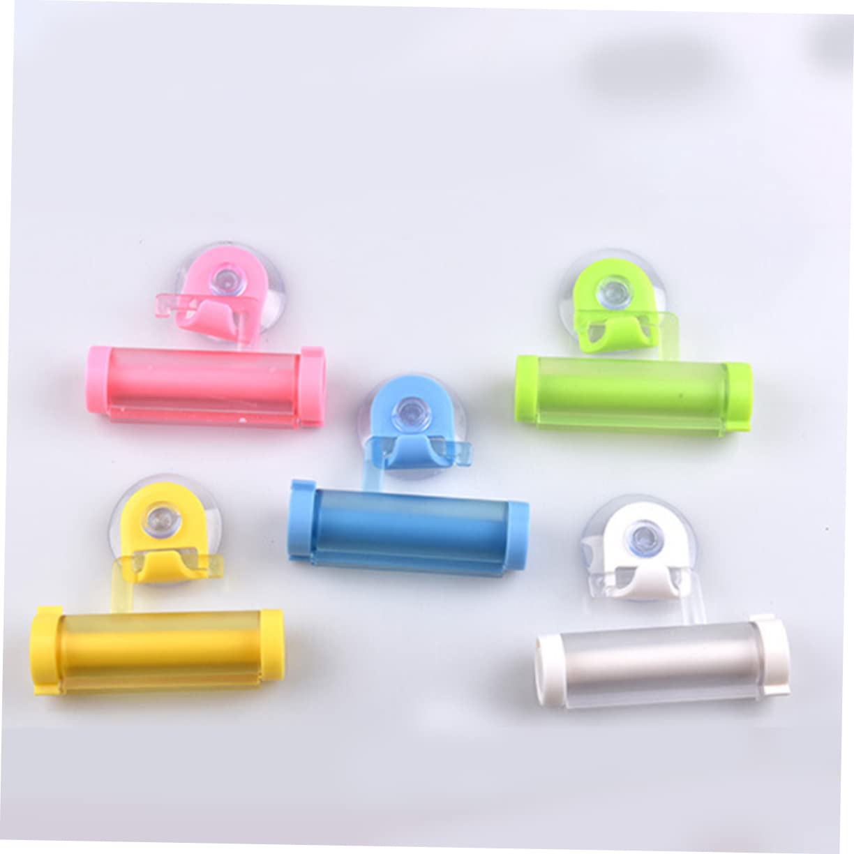 NOLITOY Manual Toothpaste Extruder Suction Cup Hanging Type for Bulk Toothpaste