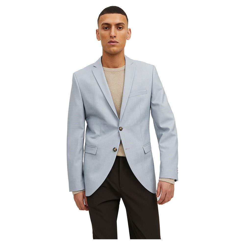 JACK & JONES Herren Blazer Jprsolaris Blazer Noos, Cashmere Blue/Fit:super Slim Fit, 52